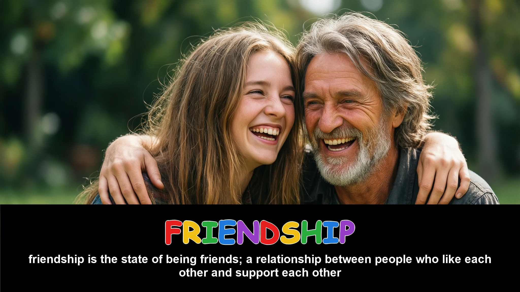 English Illustration for friendship